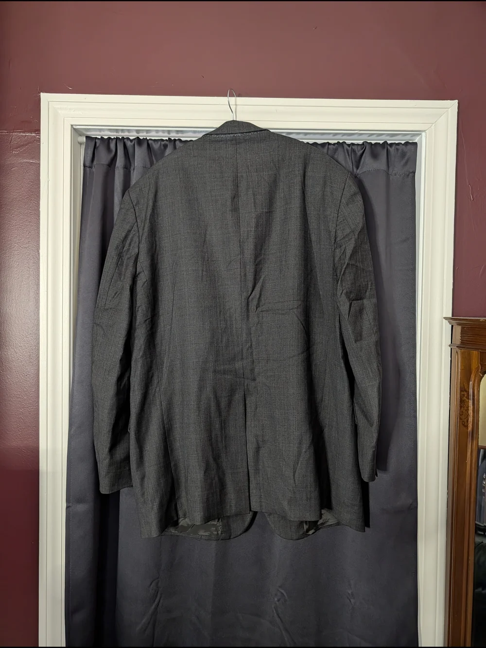 LORO PIANA x Brooks Brothers Gray Plaid Wool Two-Button Sport Coat Made In Italy